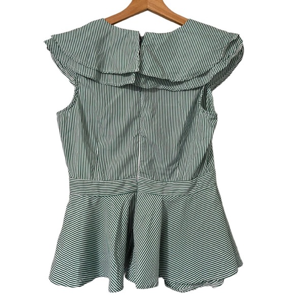 NWT Dalin Ruffle Stripe Short Sleeve - Picture 3 of 5